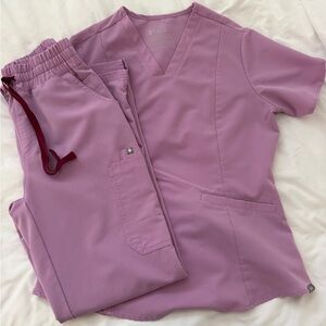 Purple Scrub Set